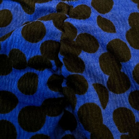 NWOT AVA & VIV POLKA-DOT FRONT WRAP DRESS MADE WITH RECYCLED MATERIALS SZ.2X - Picture 5 of 5